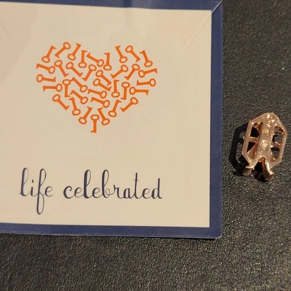 Keep Collective Key Girl Birthstone zcahrm Rose gold- January - Picture 4 of 7